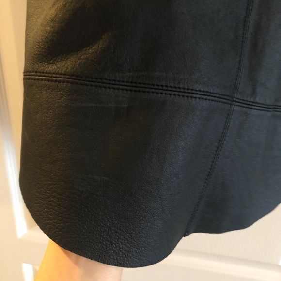 AG brand womens leather t-shirt - Picture 2 of 4